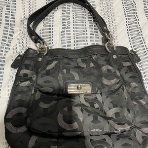 Black coach bag